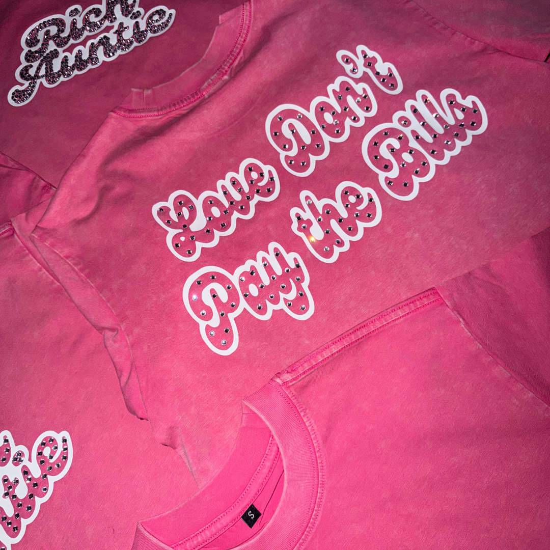 Love Don’t Pay the Bills Crop Top